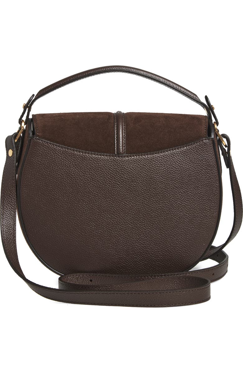 DeMellier Siena Leather Saddle Crossbody Bag, Alternate, color, Mocha/ Mocha