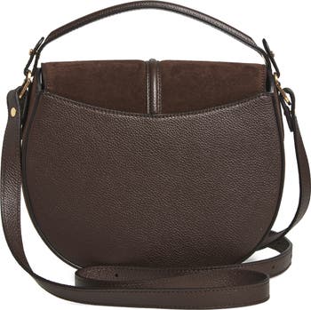 Siena Leather Saddle Crossbody Bag