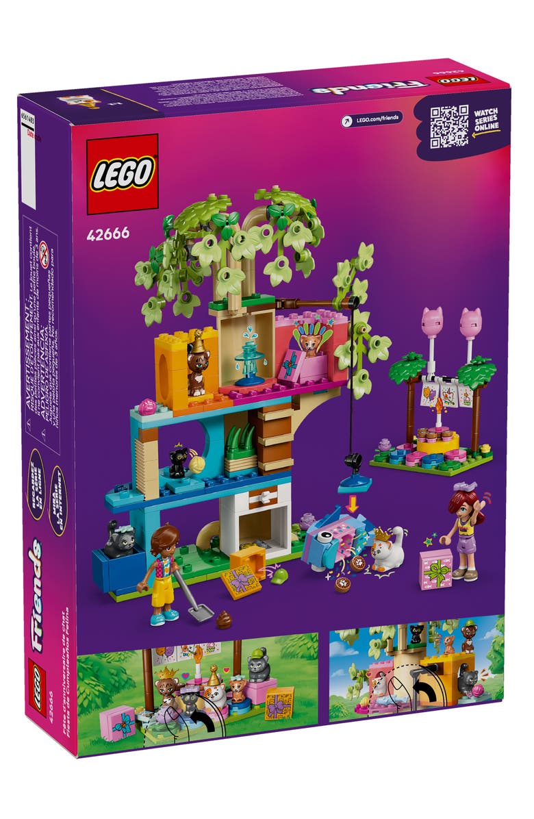 LEGO<sup>®</sup> 6+ LEGO<sup>®</sup> Friends Cat Birthday Party & Tree House - 42666, Alternate, color, Multi