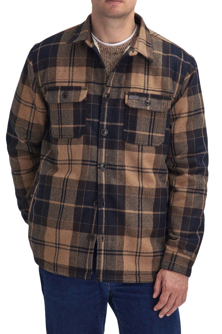 Willberry Plaid Overshirt, Main, color, AUTUMN DRESS