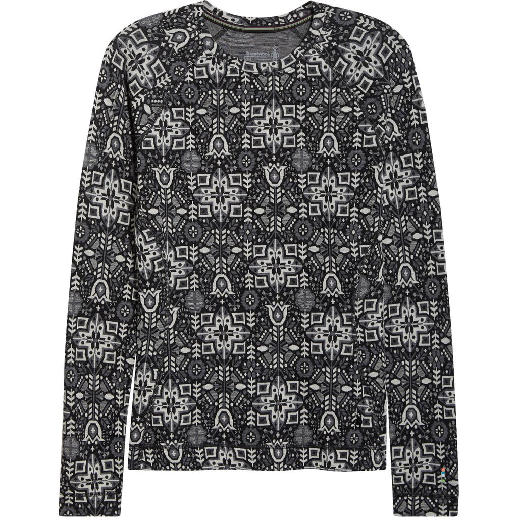 Smartwool Merino 250 Base Layer Crew Top In Black