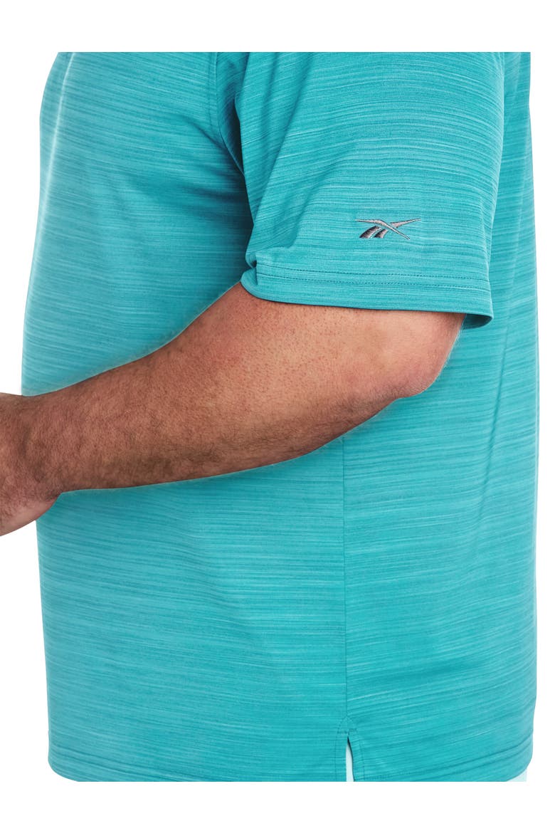 Big & Tall Performance Space-Dyed Polo Shirt, Alternate, color, ESCAPE BLUE