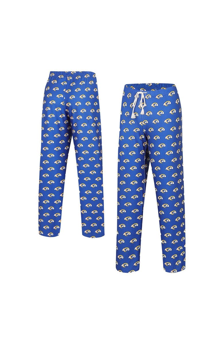 CONCEPTS SPORT Women's Concepts Sport Royal Los Angeles Rams Gauge Allover Print Sleep Pants, Main, color, Royal