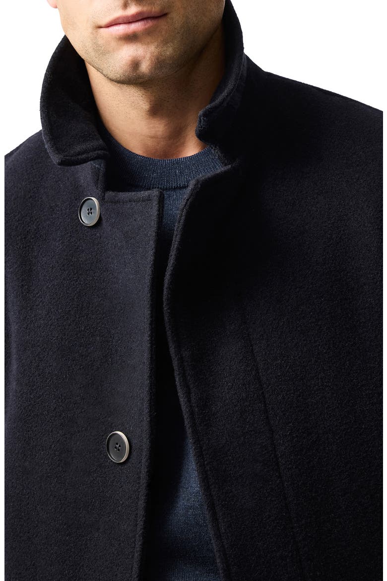 Murchison Wool Blend Overcoat, Alternate, color, MIDNIGHT