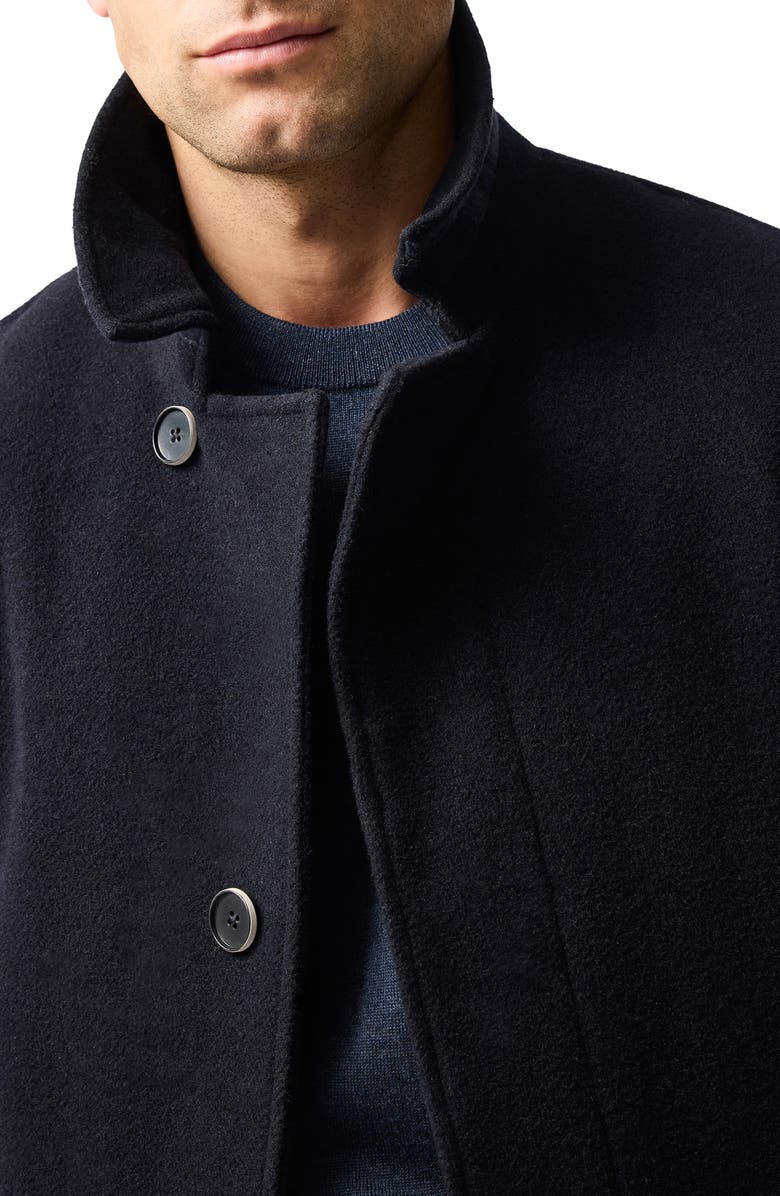 Rodd & Gunn Murchison Wool Blend Overcoat, Alternate, color, Midnight