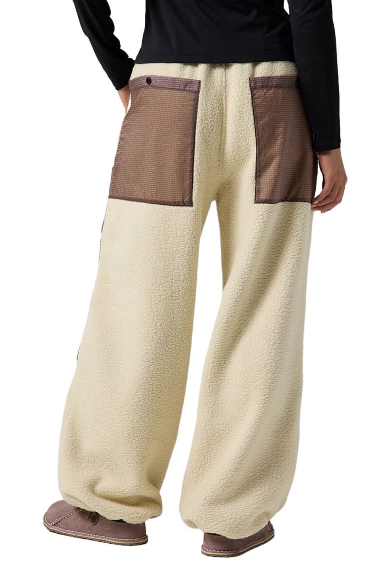 Wander Pile-Fleece Pant - Women's, Alternate, color, Fog/Bark