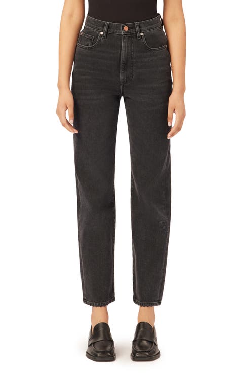 Enora High Waist Ankle Cigarette Jeans (Nightshade Vintage)