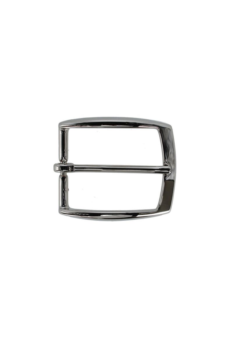 Trafalgar 35mm Italian Solid Brass Vaulted Style Harness Belt Buckle, Main, color, Shiny Nickel