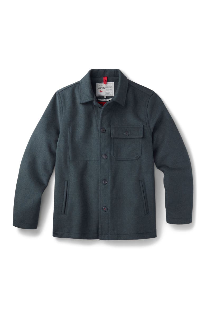 Nettleham Shirt Jacket, Alternate, color, Green Herringbone