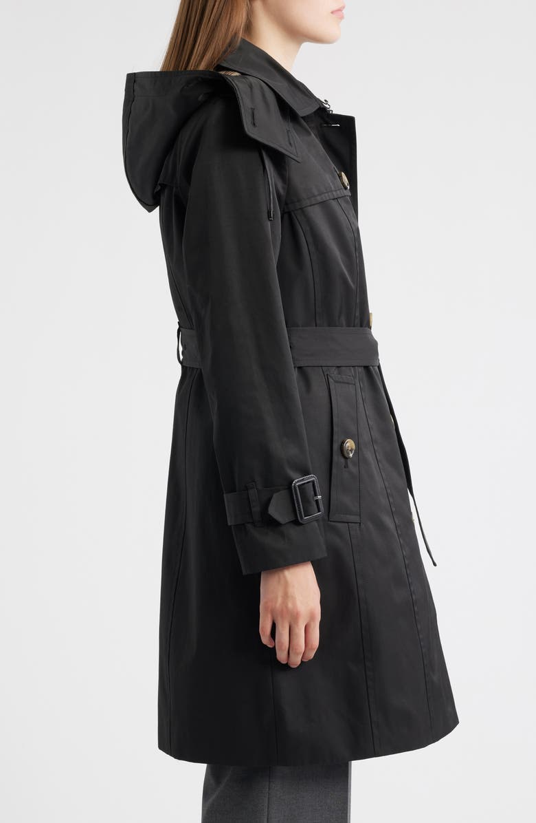 London Fog Heritage Trench Raincoat with Removable Hood, Alternate, color, 