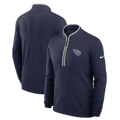 Men
s Nike Navy Tennessee Titans Lightweight Victory Dri-FIT Half-Zip Pullover