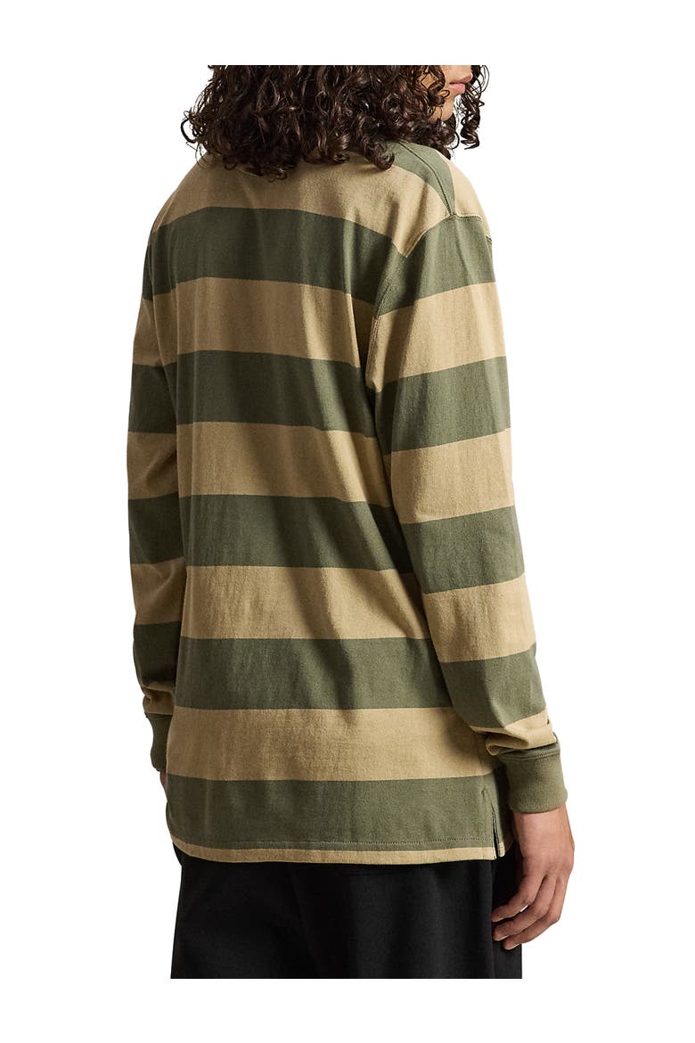 Big & Tall Iconic Rugby Shirt, Alternate, color, CRSE OLIV SURRY TN