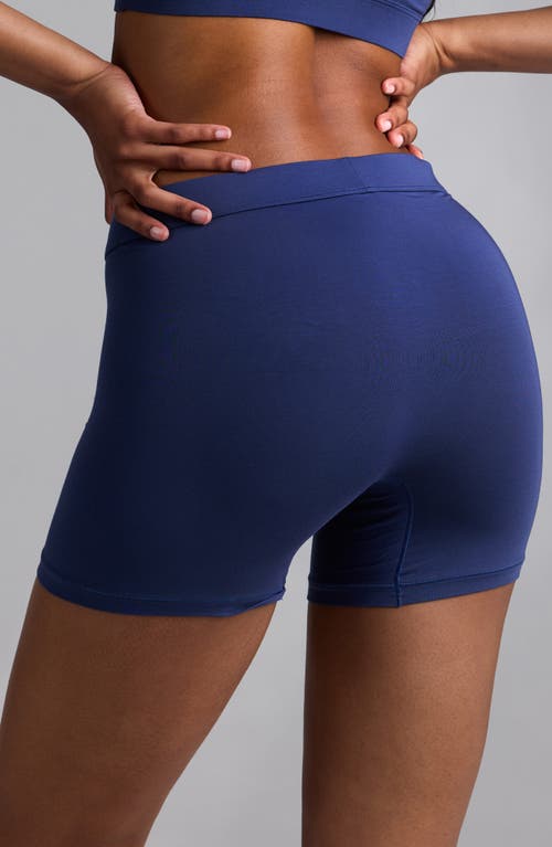 Woxer Luxe Baller 5-inch Modal Boxer Briefs In Blue