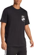 adidas Camo Badge of Sport Pocket Graphic T-Shirt