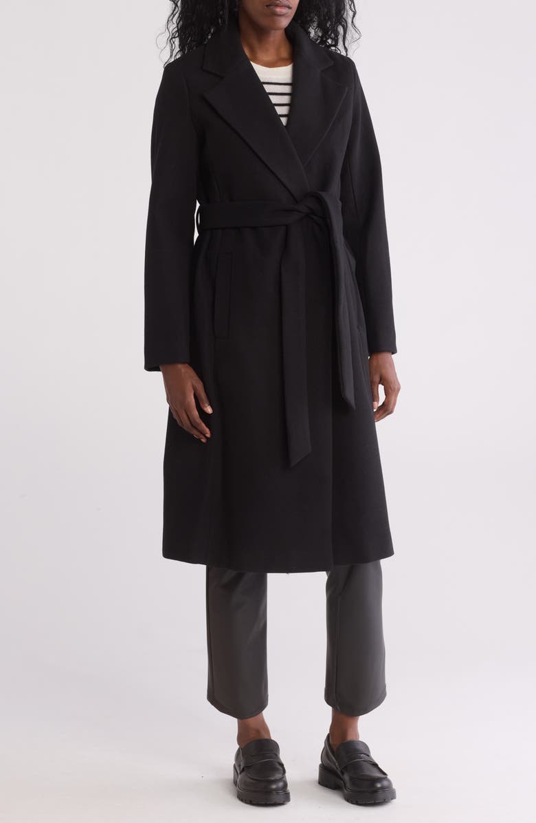 Sam Edelman Belted Wrap Coat, Main, color, 