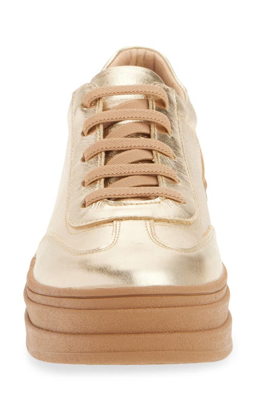 Chocolat Blu Varen Platform Sneaker In Brown