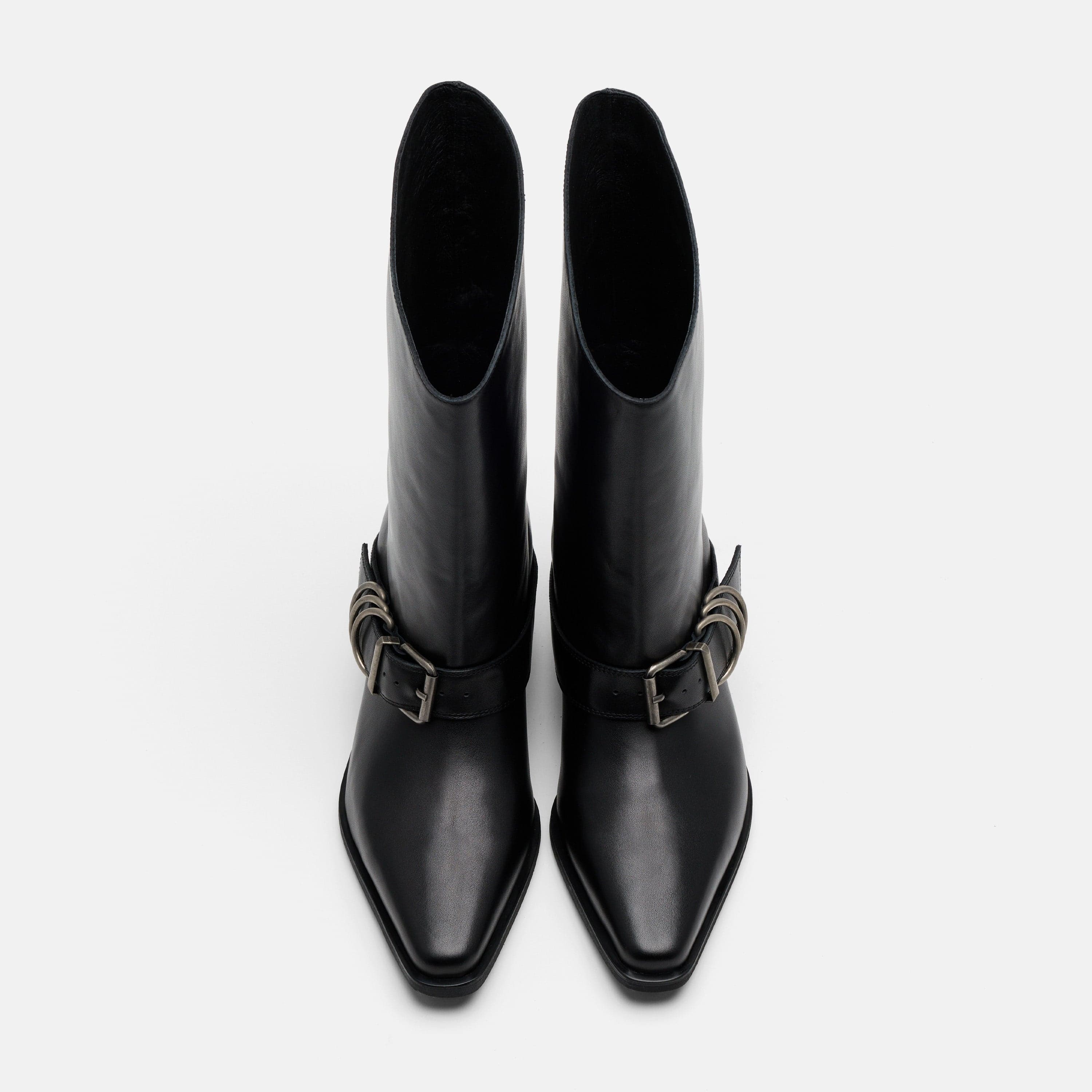 MARC NOLAN Donna Moto Ankle Boots, Alternate, color, Black