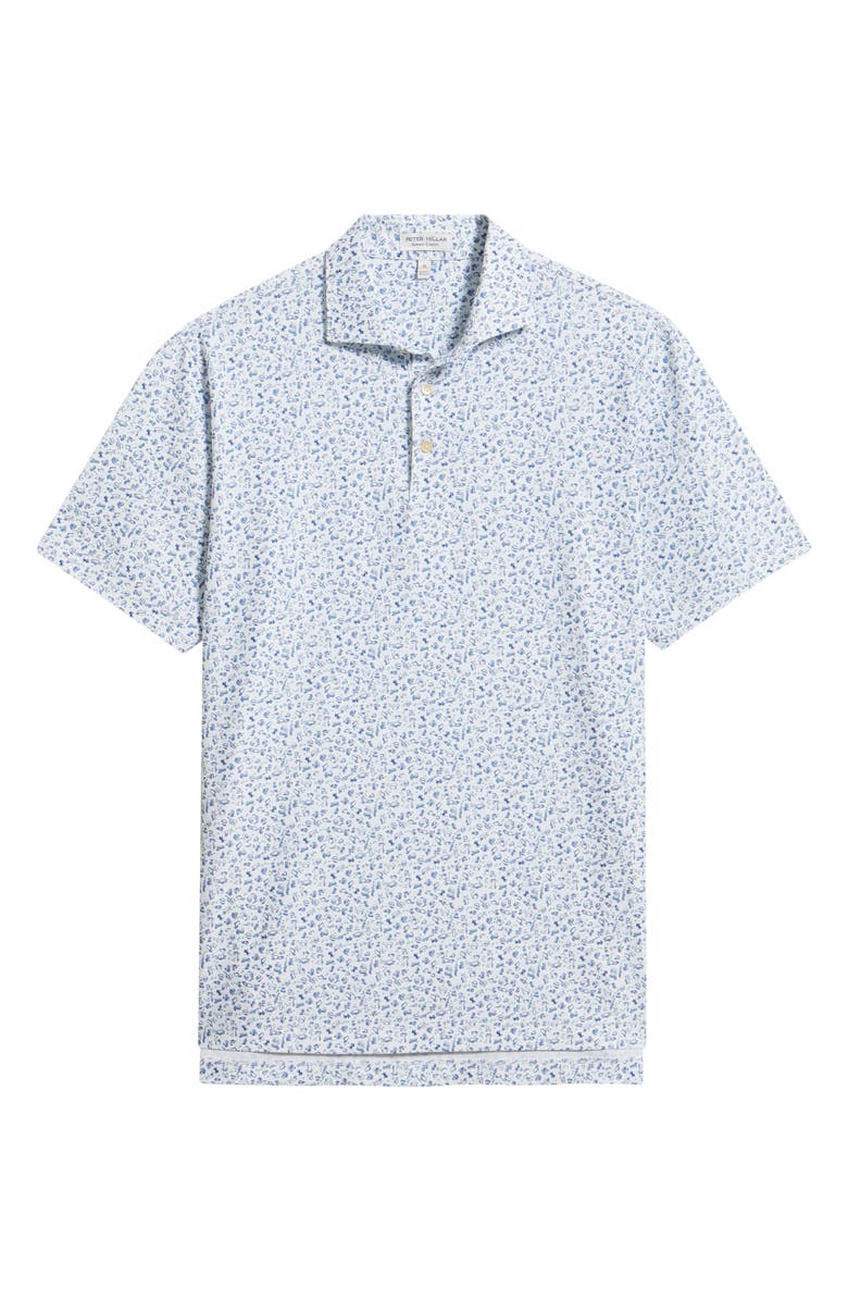 Peter Millar Wilkins Performance Jersey Polo, Alternate, color, White