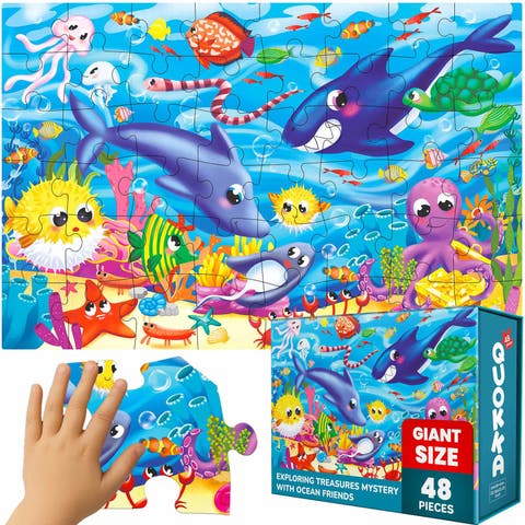 Giant Floor Kids Jigsaw Puzzles - Interactive Learning and Play