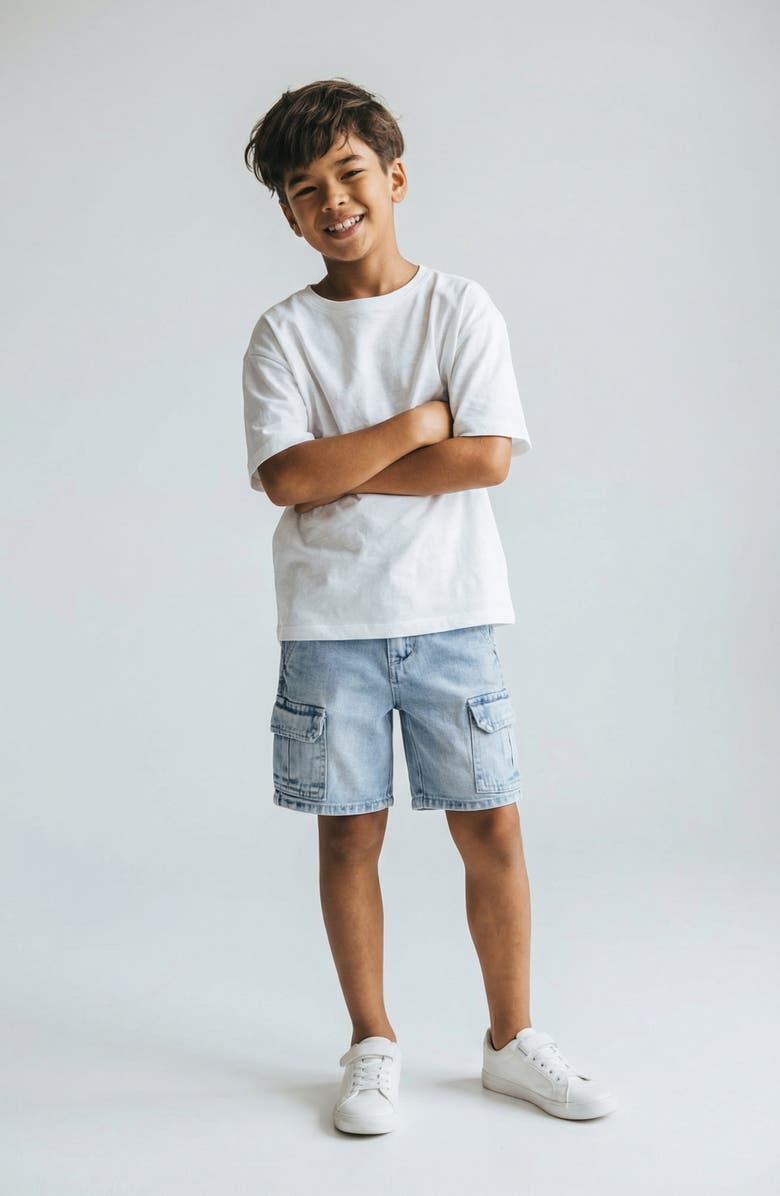 Joe's Jeans Kids' Kai Cargo Utility Shorts, Alternate, color, Bleach