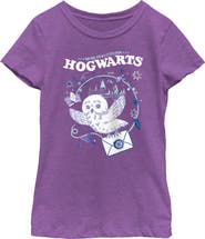 HARRY POTTER Girl's Harry Potter The Magic Letter Graphic T-Shirt