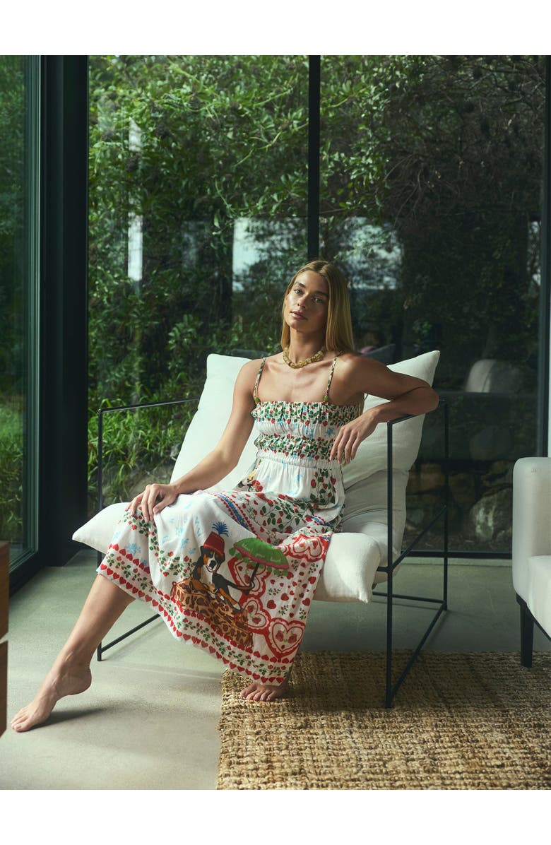 Eddy Delia Dress, Alternate, color, Alfie White