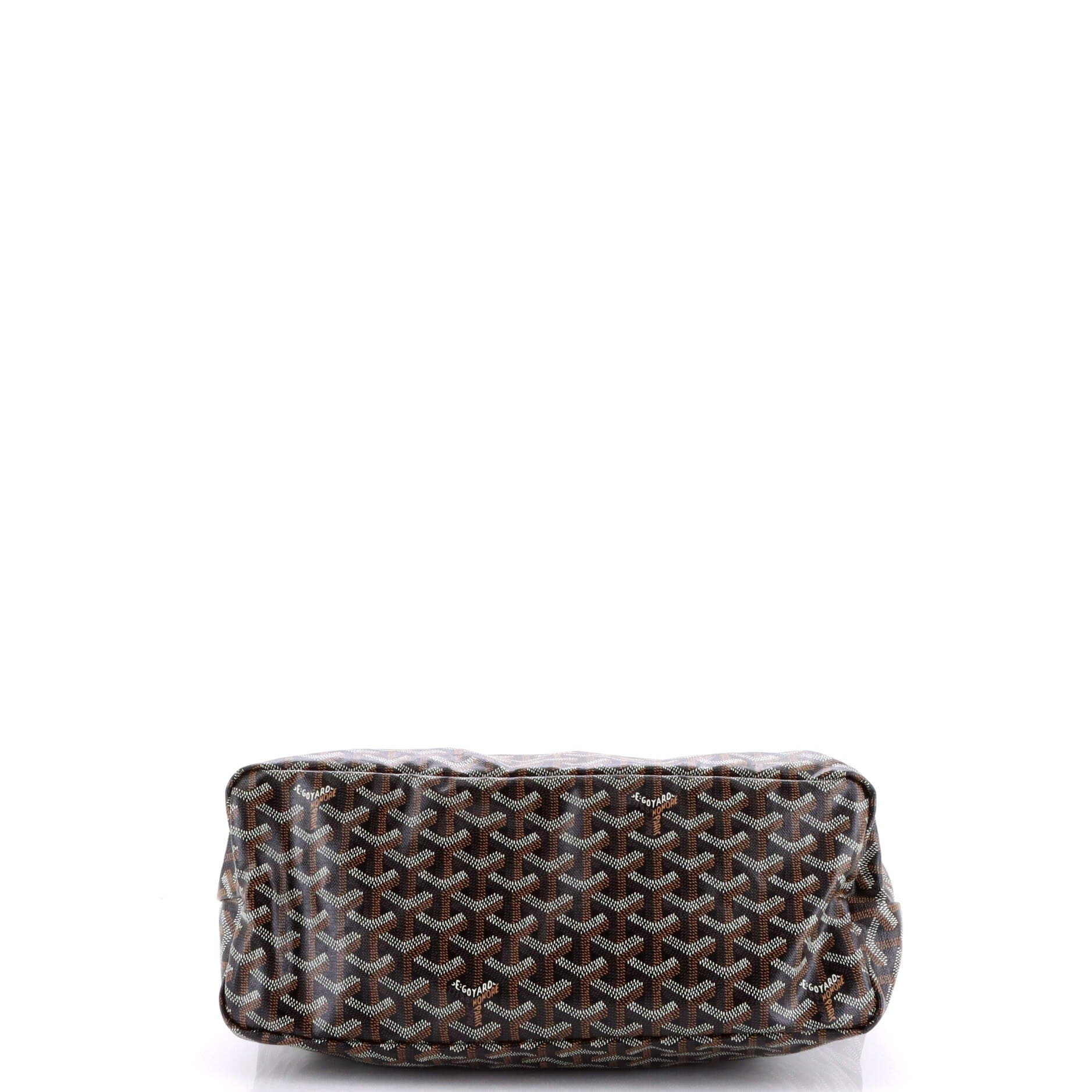 Pre-Owned Goyard Boheme Hobo Coated Canvas, Alternate, color, Brown