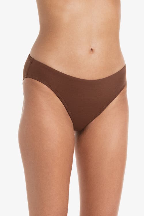 Helen Jon Classic Hipster In Textured Chocolate Brown