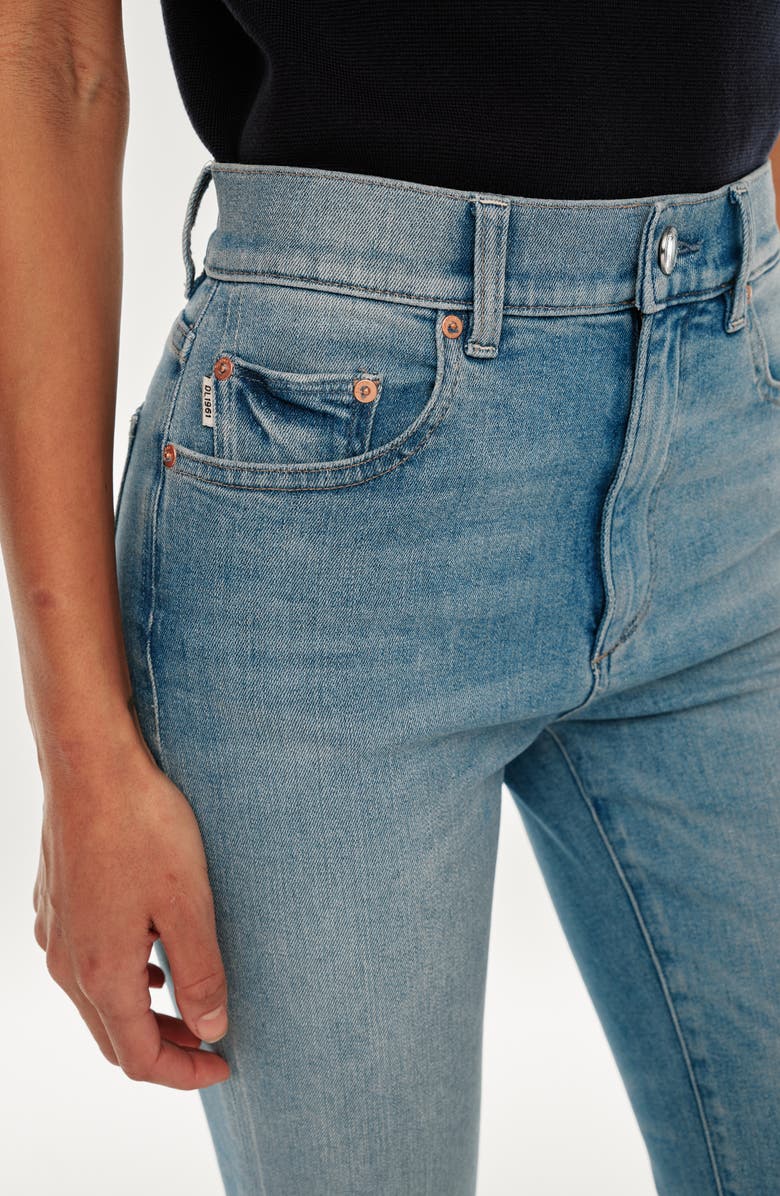DL1961 Patti High Waist Ankle Straight Leg Jeans, Alternate, color, 