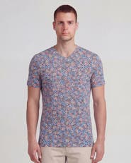 Lords of Harlech Floral Field Mens Vneck Tee