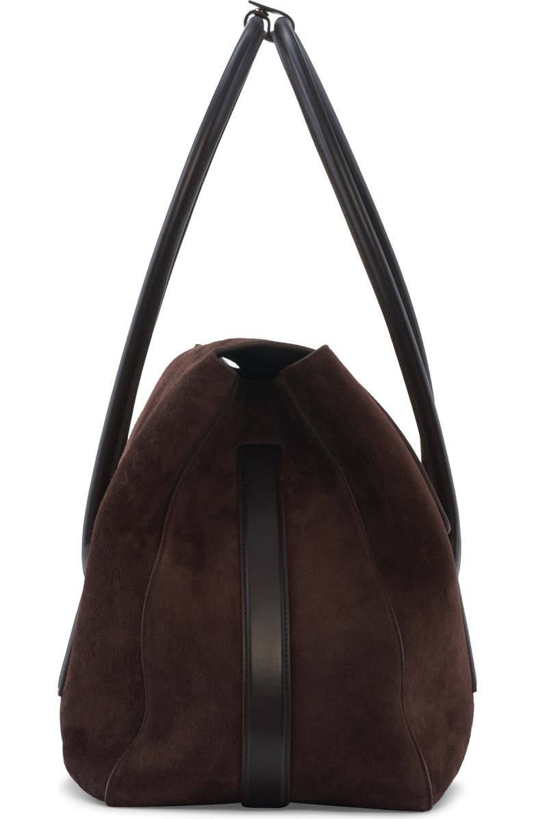 TOM FORD Large Suede Shoulder Bag, Alternate, color, Brown