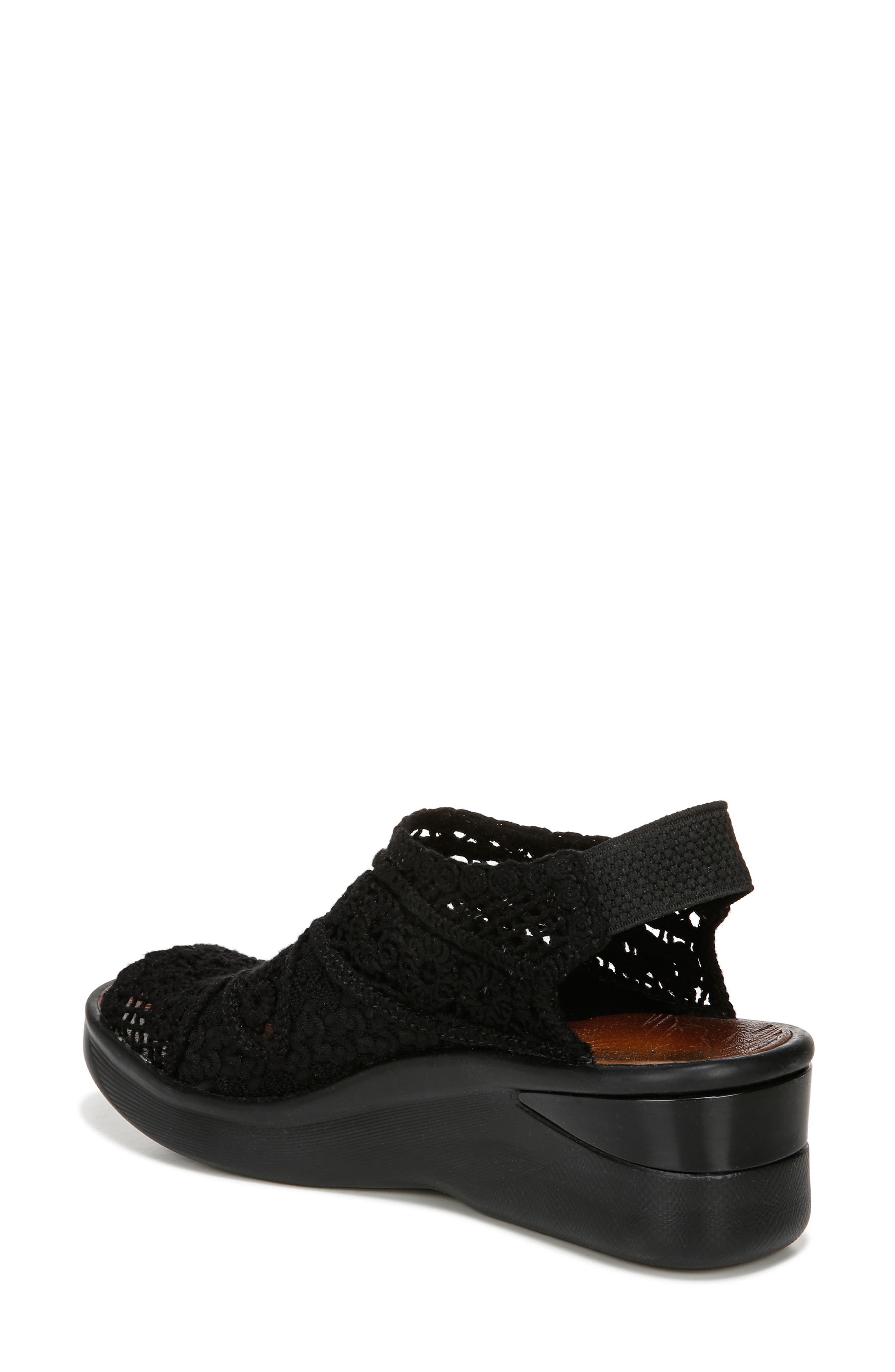 BZees Surprise Crochet Wedge Sandal, Alternate, color, 