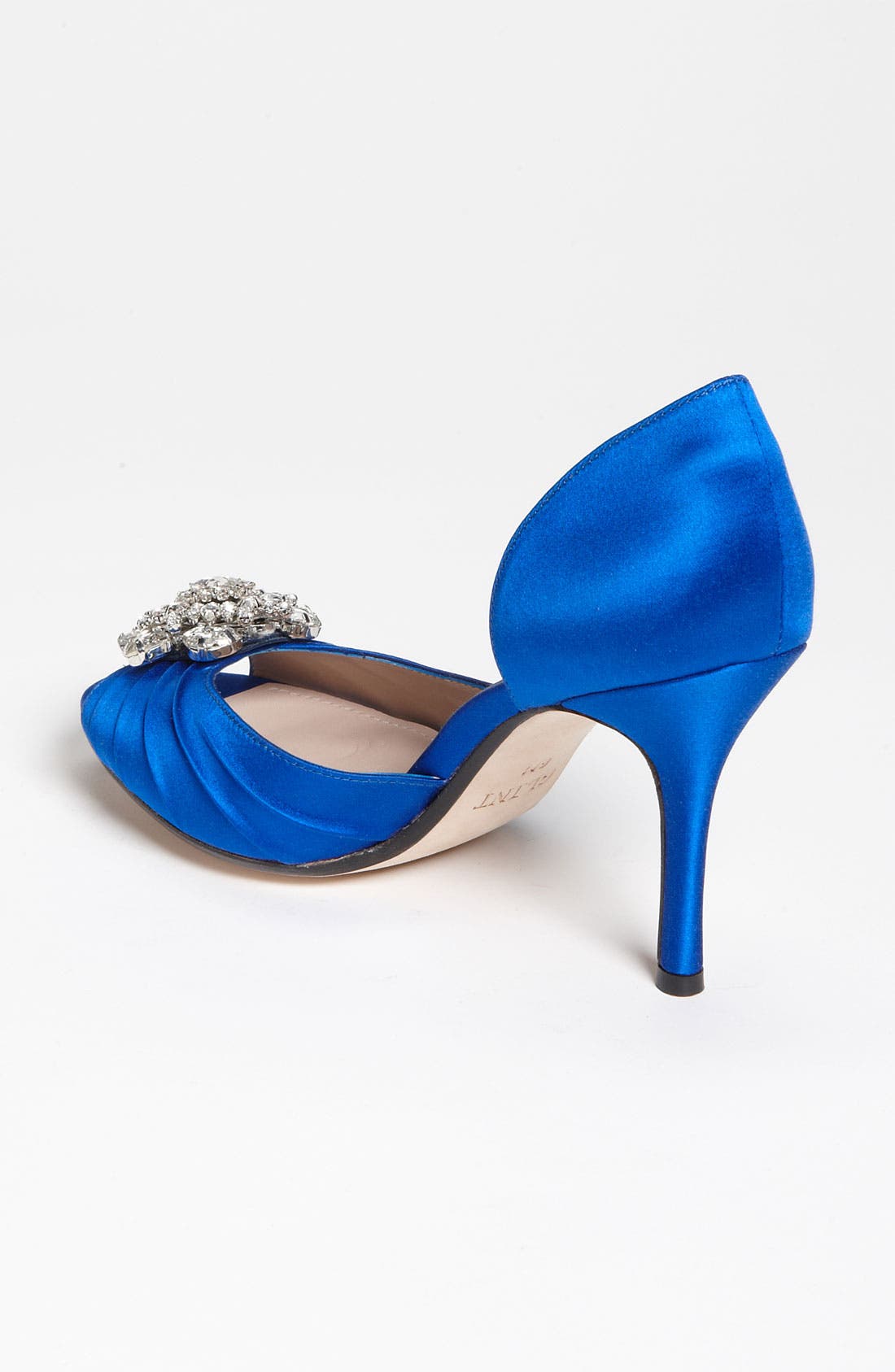 RADIANCE ORNAMENT PEEP TOE PUMP, Alternate, color, MIDNIGHT BLUE