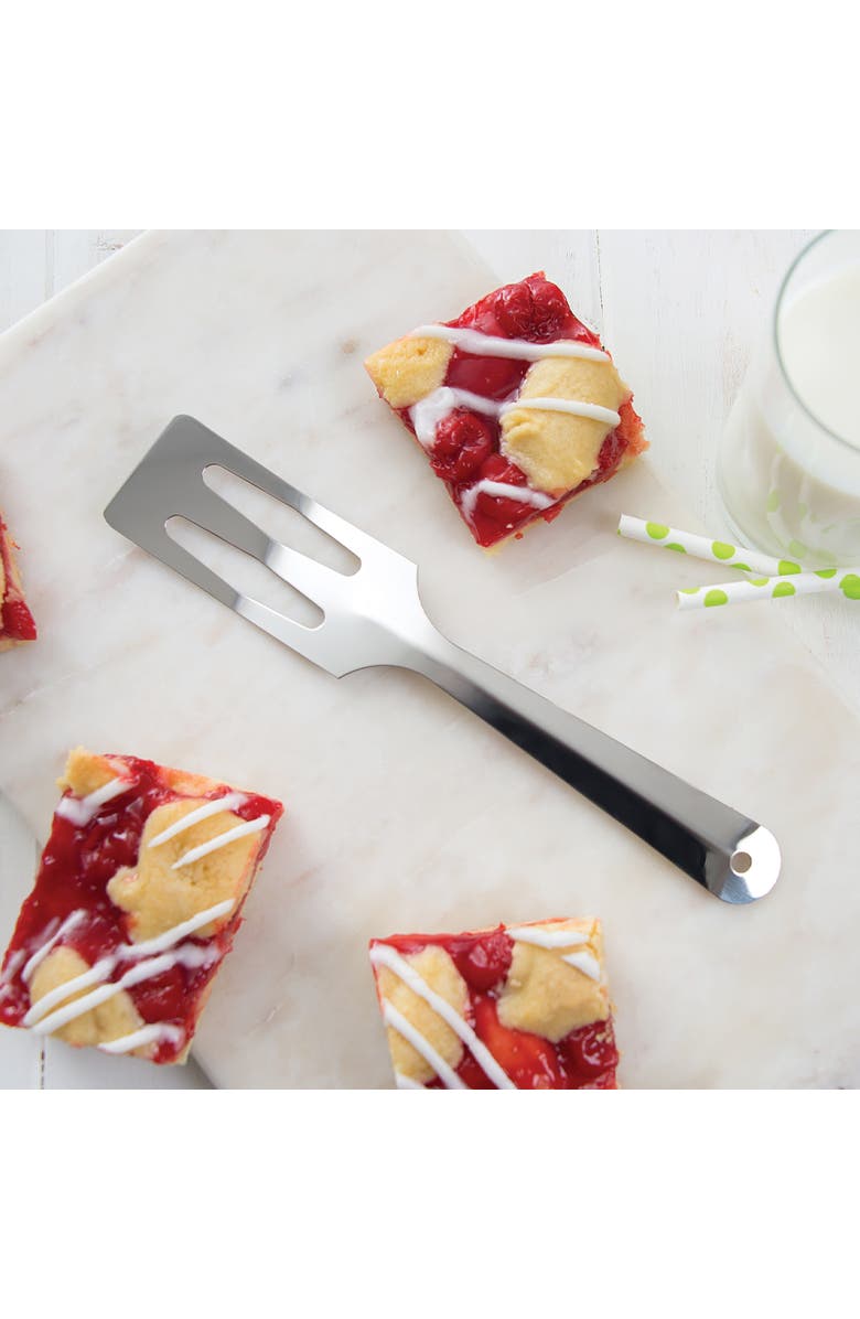 Rada Cutlery Servespoon Slotted Stainless Steel Face, Alternate, color, Silver