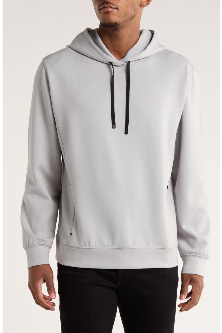 Scuba Zip Pocket Hoodie, Main, color, GLACIER GREY