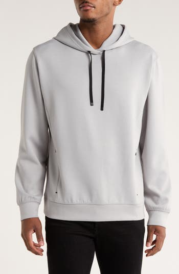 Truth Scuba Zip Pocket Hoodie In Gray