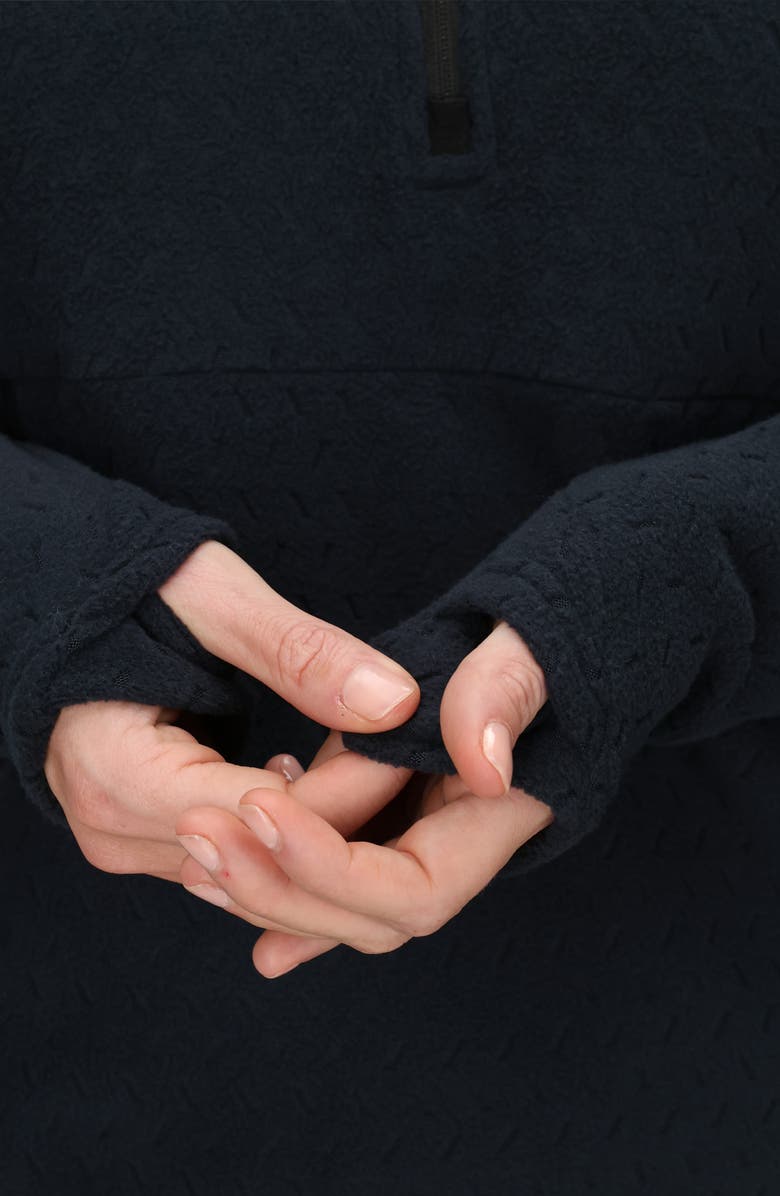 Outdoor Research Trail Mix XT Fleece Half Zip Hoodie, Alternate, color, Black