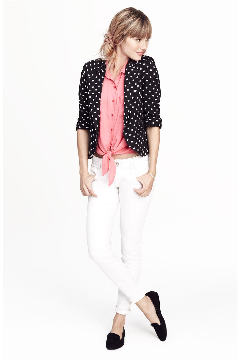 Skinny Jeans, Alternate, color, WHITE DENIM