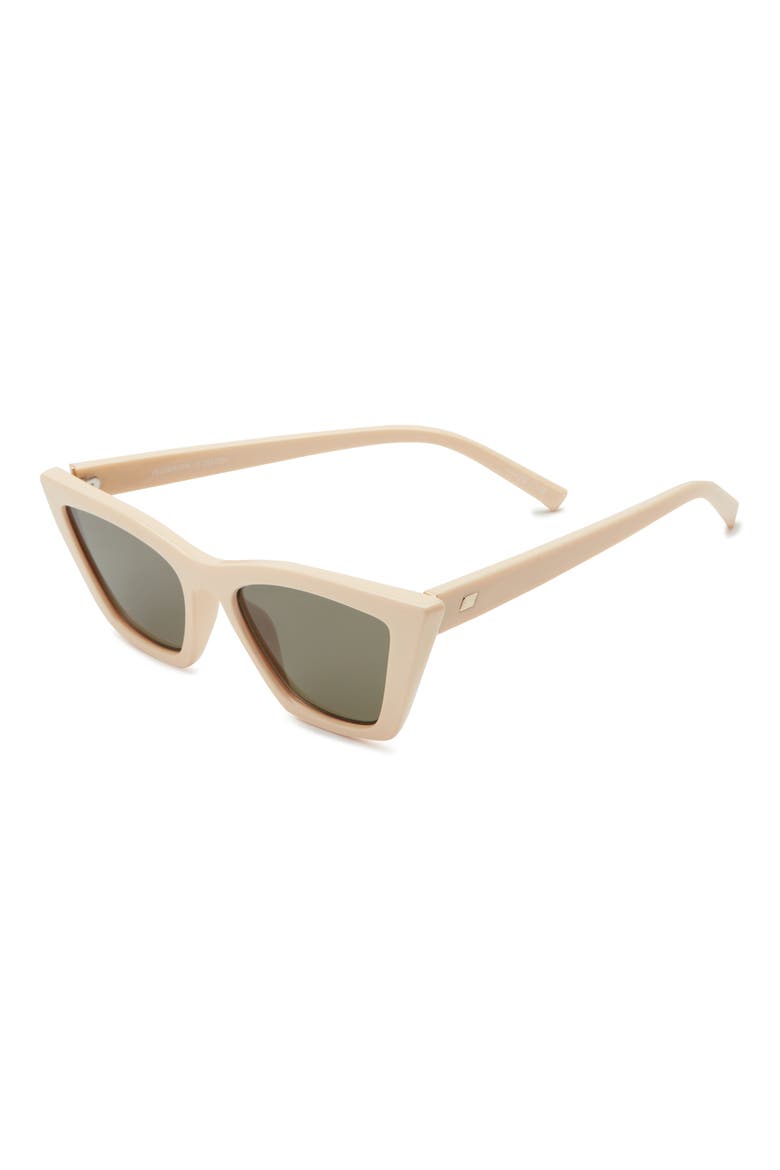Velodrome 54mm Gradient Cat Eye Sunglasses, Alternate, color, OFF WHITE / KHAKI