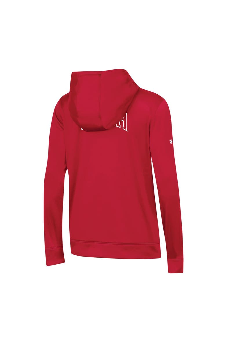 Under Armour Women's Under Armour Red Utah Utes 2023 Sideline Performance Pullover Hoodie, Alternate, color, Red