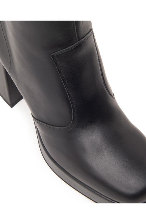 Nerogiardini Chain Platform Bootie In Black