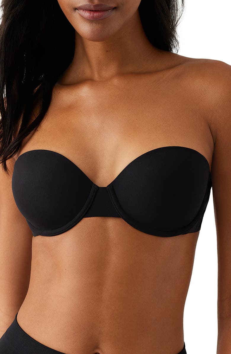 Wacoal Comfort First Strapless Underwire Bra, Main, color, Black