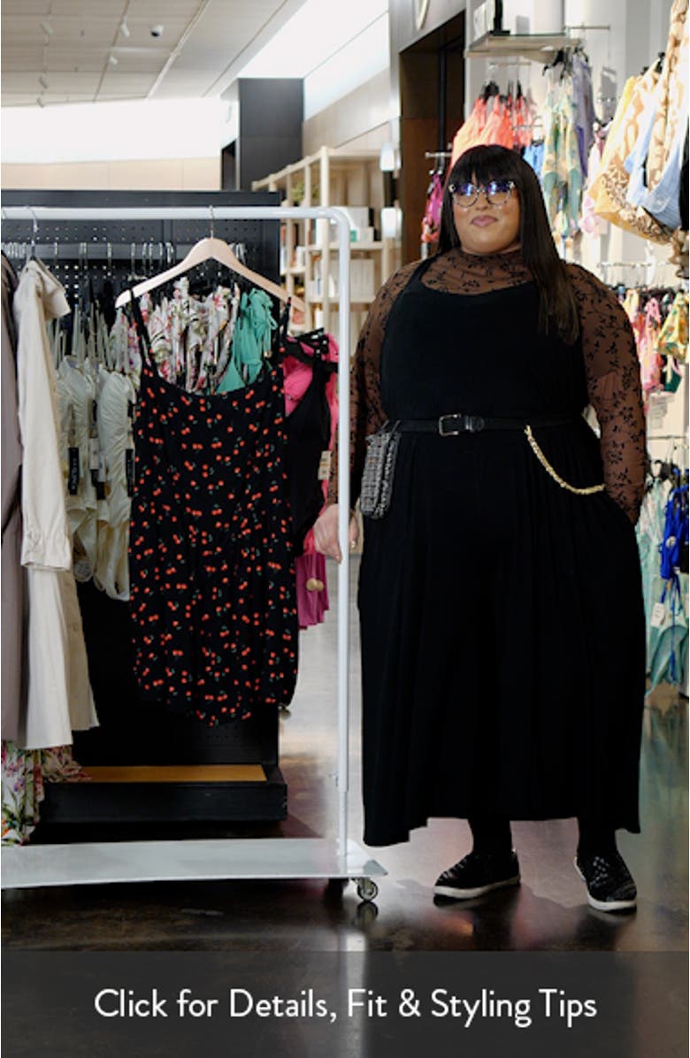 Jessie Cherry Print Maxi Dress, sales video thumbnail