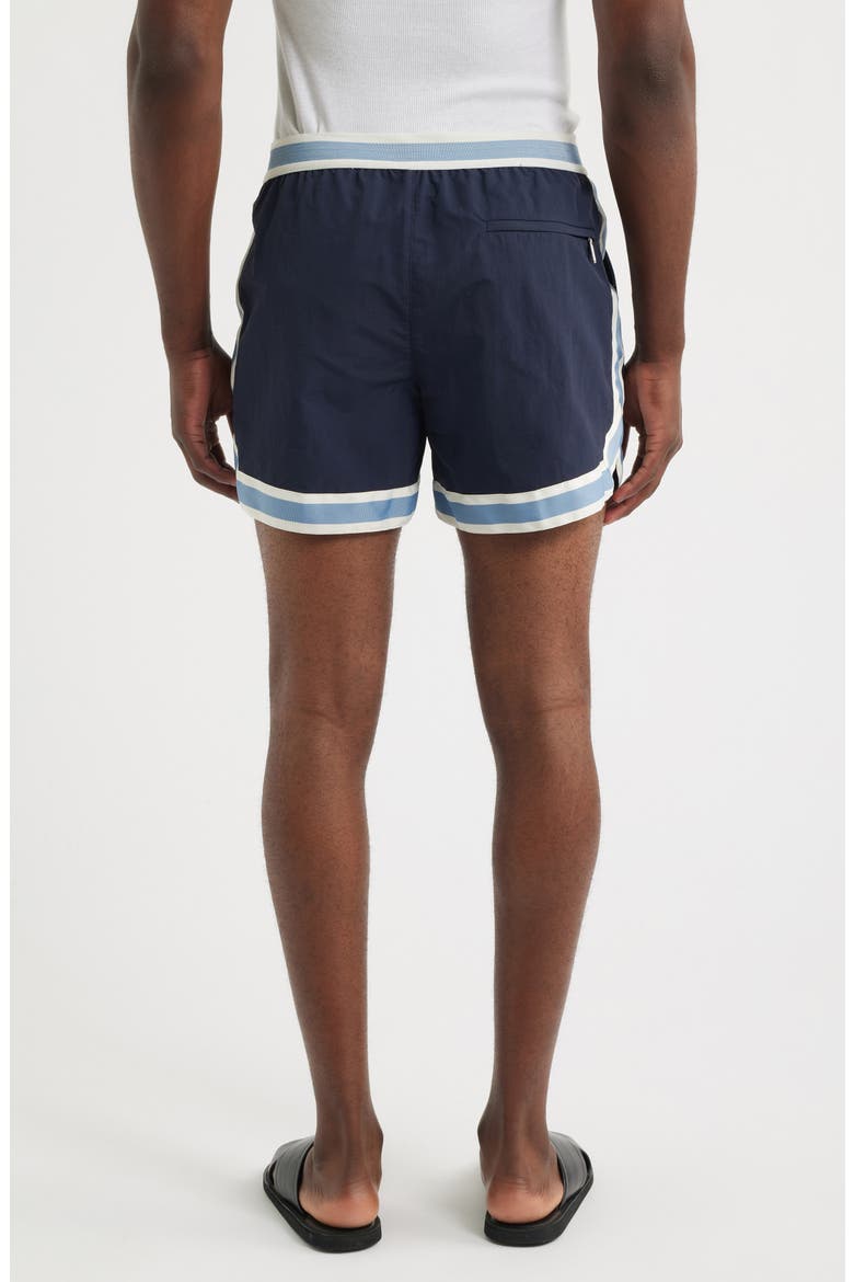 Baller Recycled Nylon Swim Trunks, Alternate, color, NAVY- 12