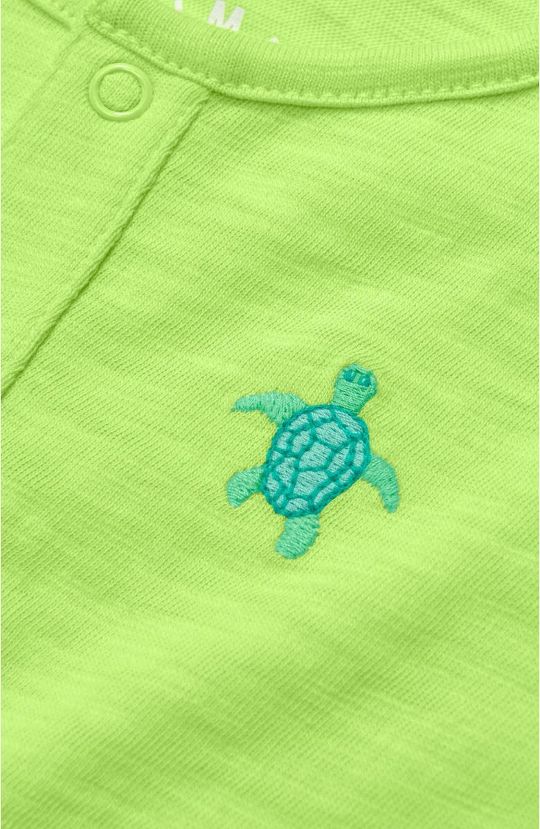 Primary Baby Henley Tank Set, Alternate, color, Lime Sea Turtles