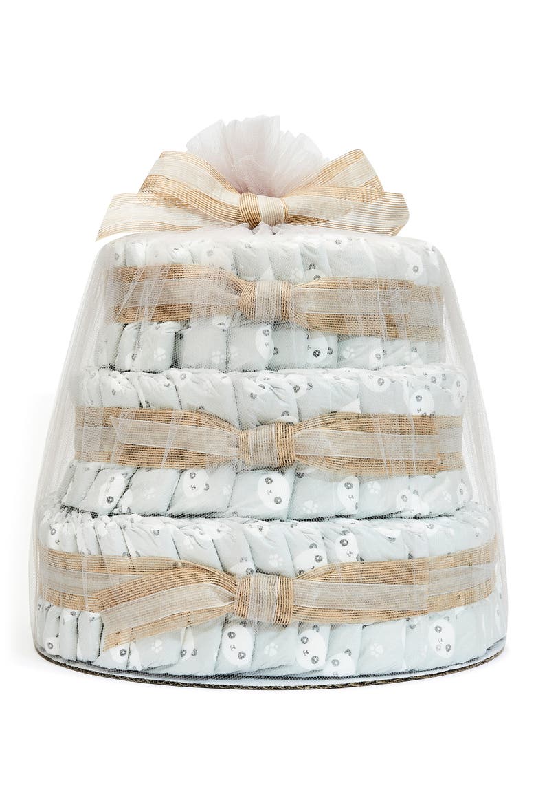 Large Diaper Cake, Main, color, PANDAS