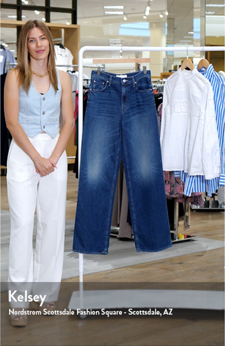 The Spinner Sneak High Waist Wide Leg Jeans, sales video thumbnail