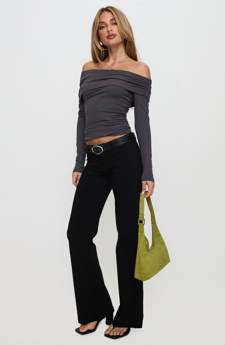 Princess Polly Erving Foldover Off the Shoulder Top, Alternate, color, 