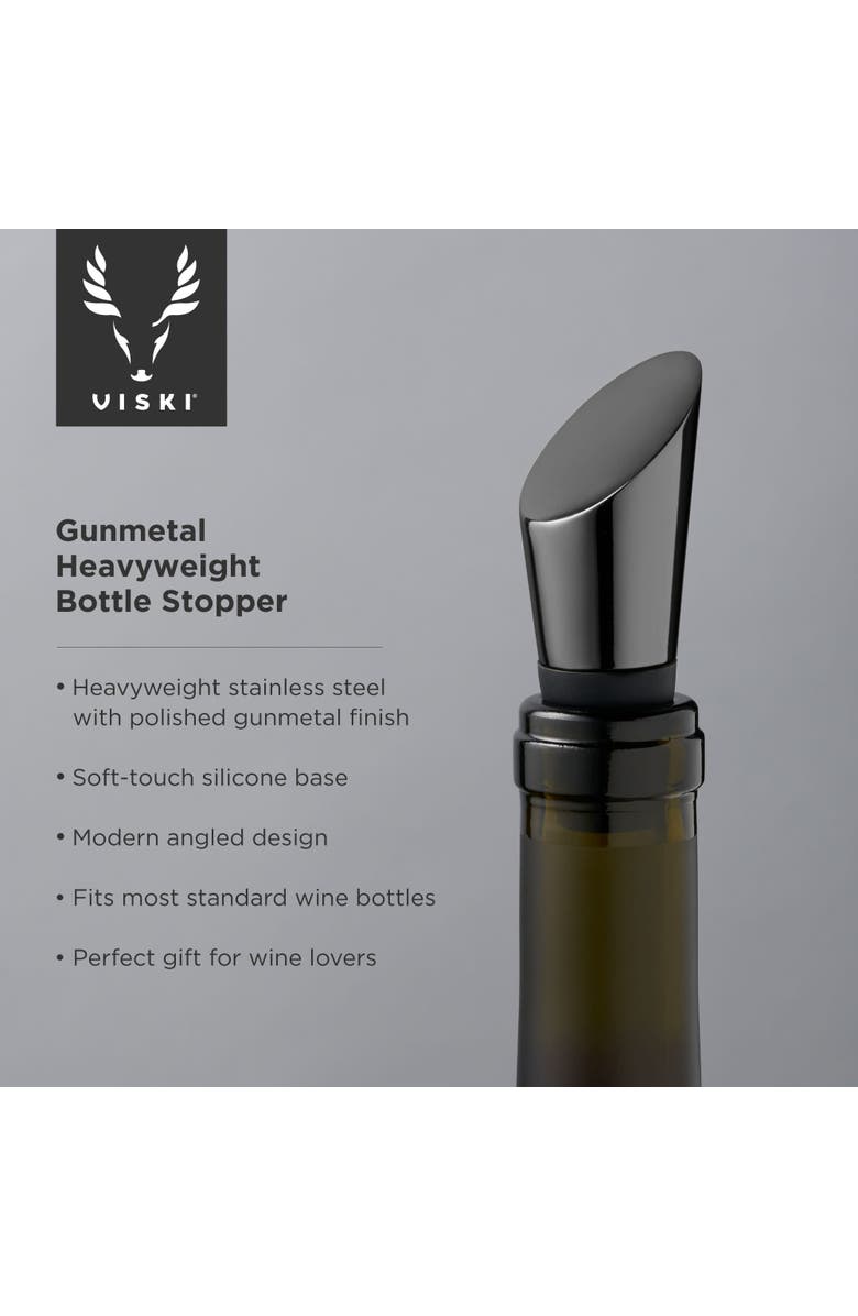 Viski Heavyweight Bottle Stopper, Alternate, color,