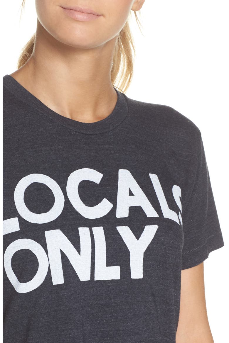 Locals Only Boyfriend Tee, Alternate, color, CHARCOAL